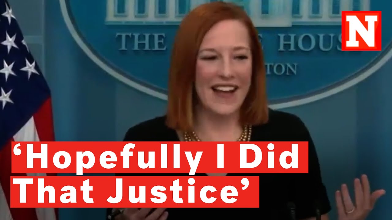 Psaki Addresses Biden's Hot Mic Remark About Doocy: &lsquo;Hopefully I Did That Justice&rsquo;