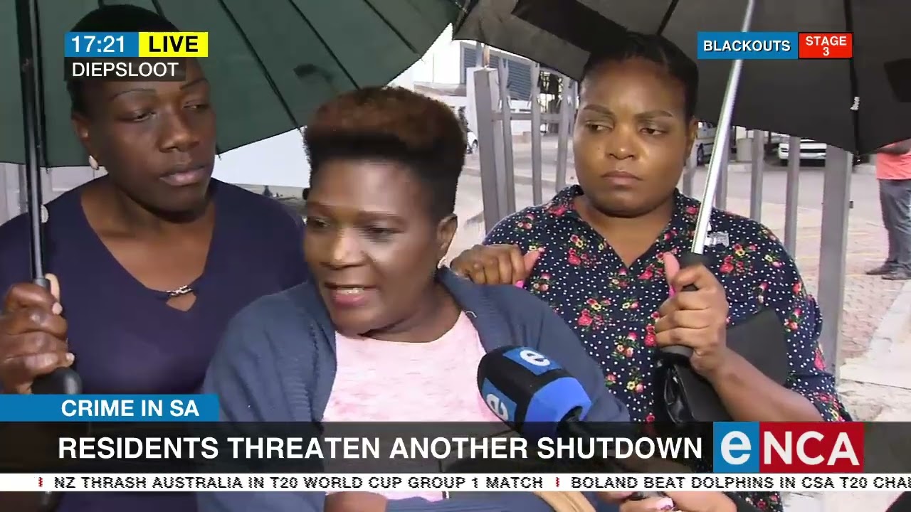 Diepsloot residents threaten another shutdown