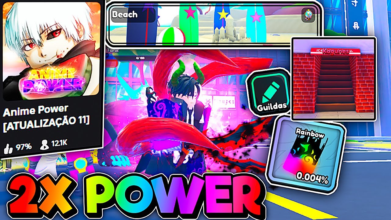 ATUALIZAÇÃO TOKYO GHOUL 2X POWER, GUILDAS, HAKI DIVINO E MAIS NO ANIME POWER