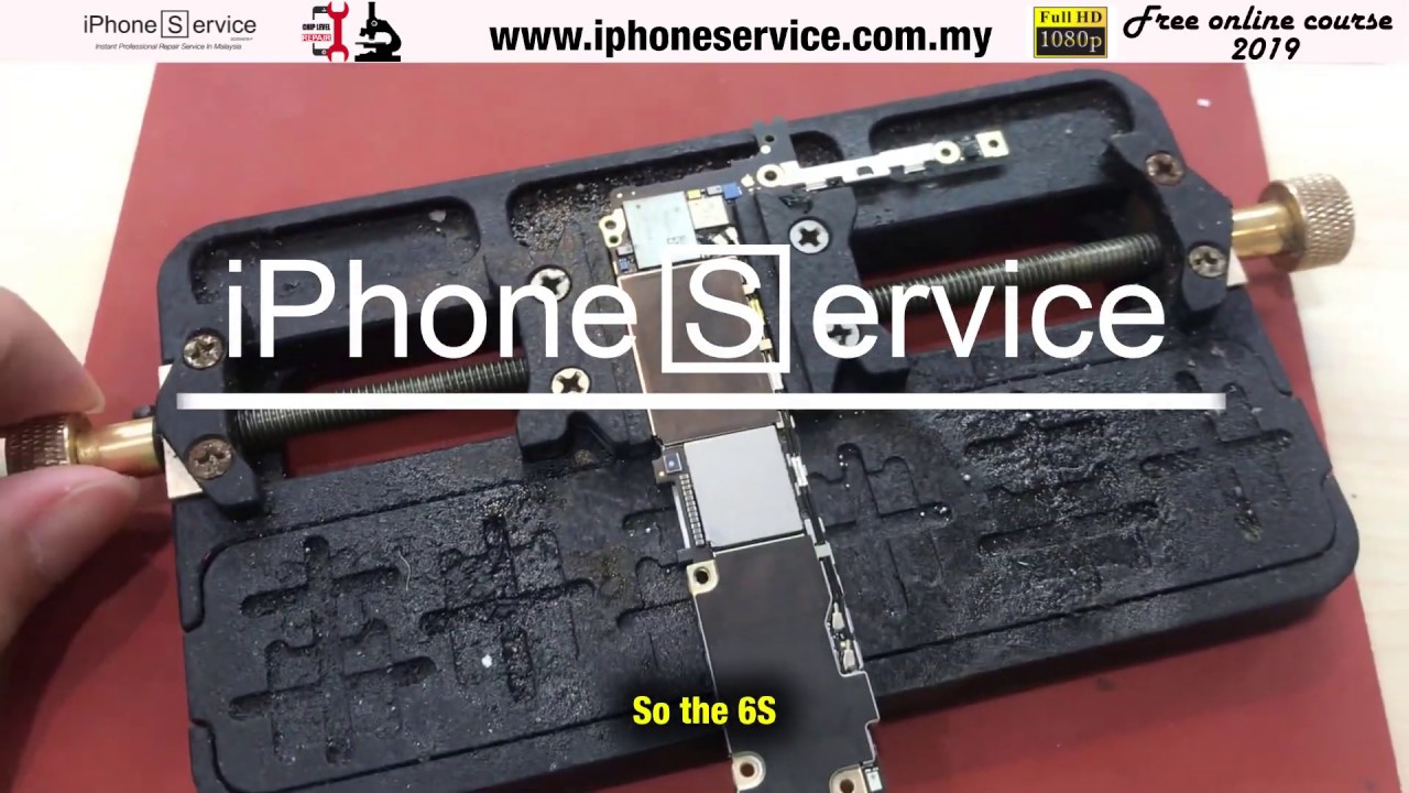 iPhone 6S / 6S Plus NAND replacement tutorial @ iPhone Service Repair Academy Free Online