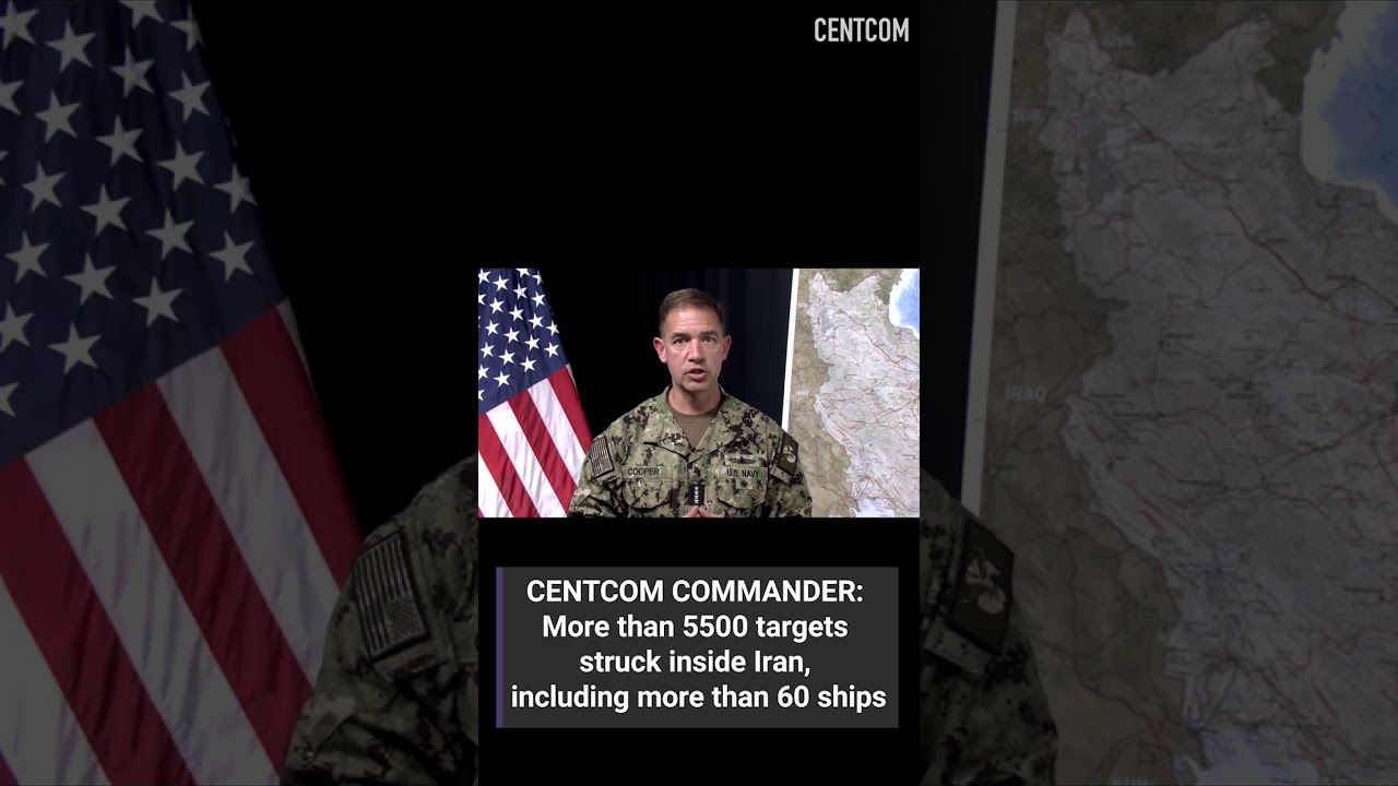 CENTCOM Commander issues update on Operation Epic Fury