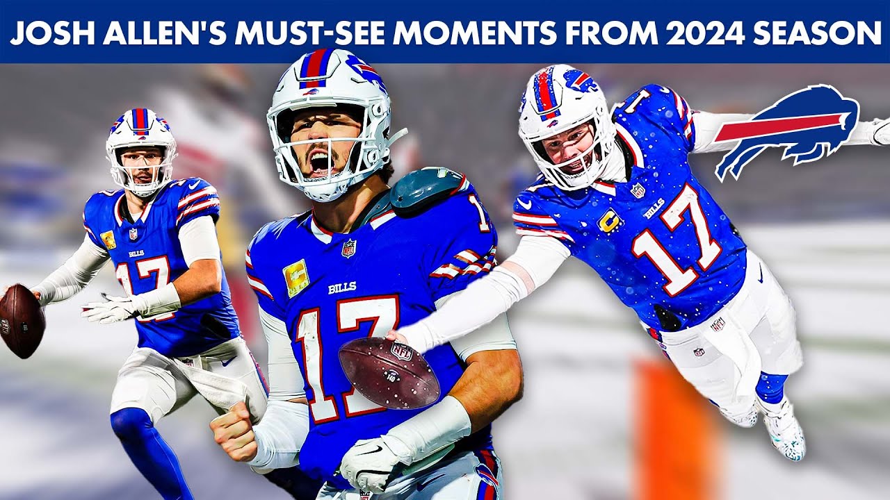 Josh Allen's Must-See Moments From Historic 2024 Season | Buffalo Bills