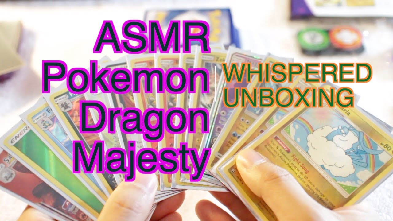 ASMR Pokemon Dragon Majesty Whispered Unboxing