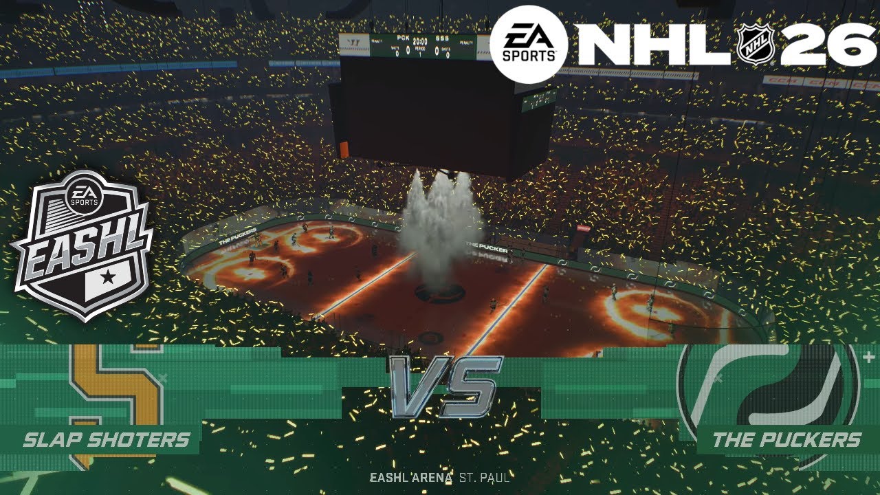 The Puckers vs. Slap Shoters - NHL 26 3v3 EASHL Season Play (S3) 2-12-26 (4K)