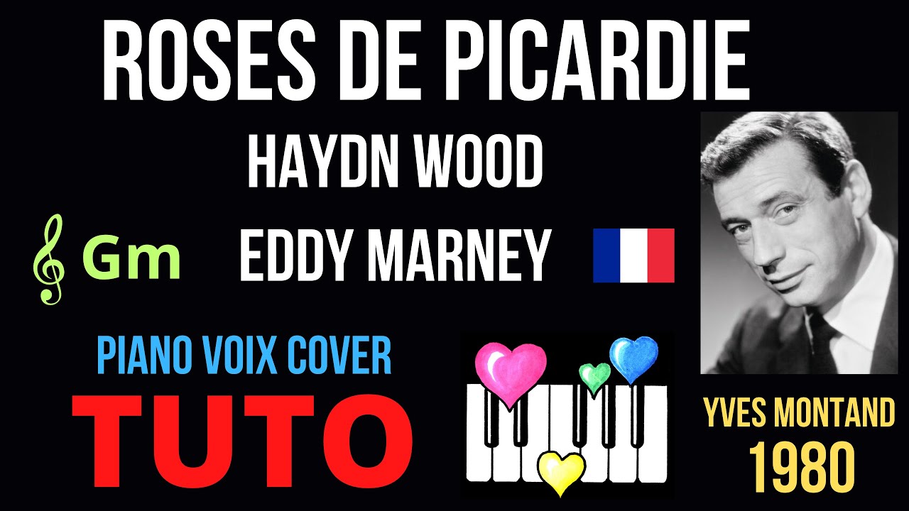 ROSES DE PICARDIE : Tutoriel Piano Voix Cover