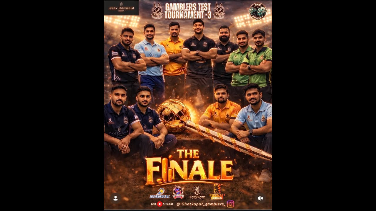 GAMBLERS TEST TOURNAMENT || FINAL DAY