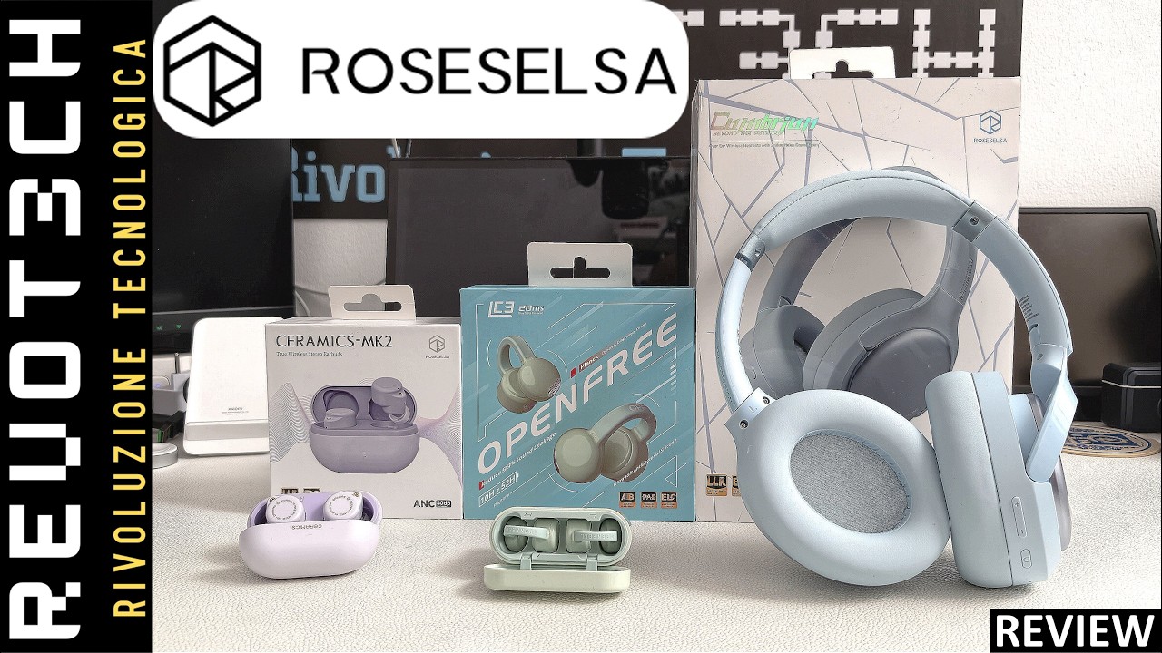 ROSESELSA Open Free, Ceramics & Cambrian: Cuffie per Tutti i Gusti e Tasche - Review