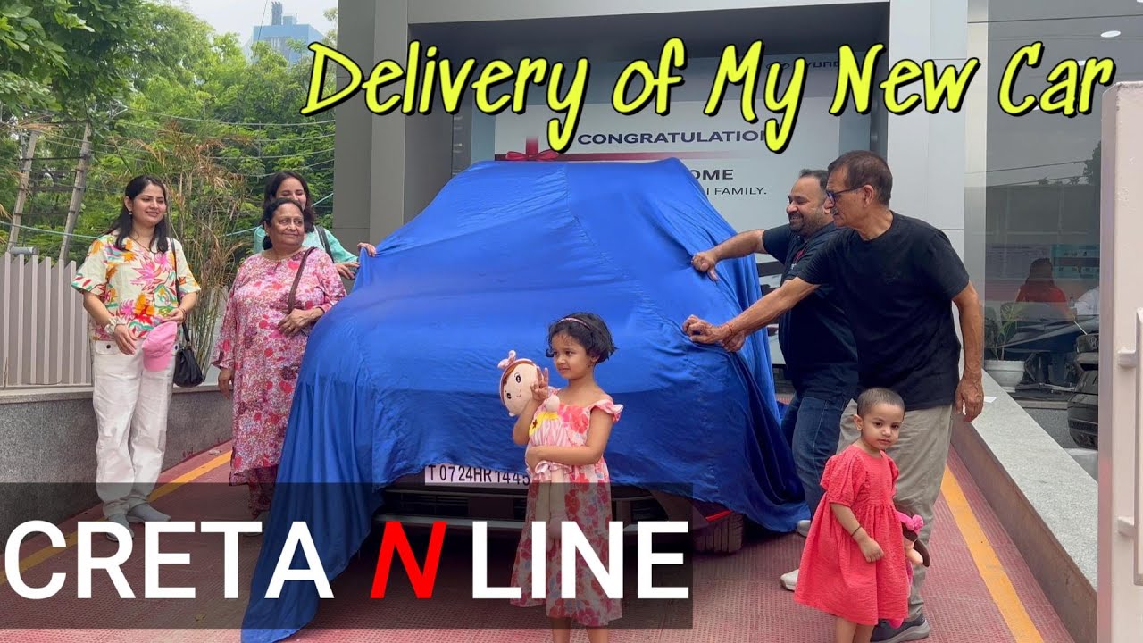Delivery of my New Hyundai Creta N Line || Fully Automatic N 10 ||  @ssvlog125