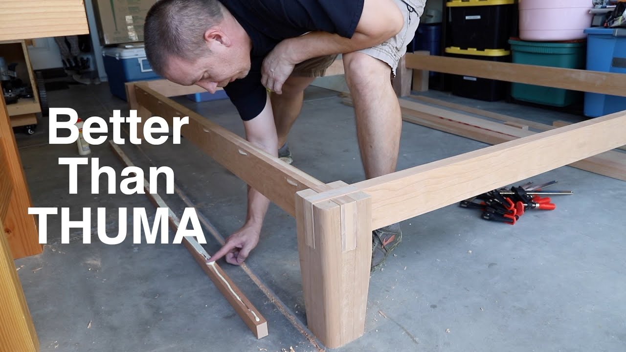 I Built A Thuma Bed Frame From Cherry Hardwood