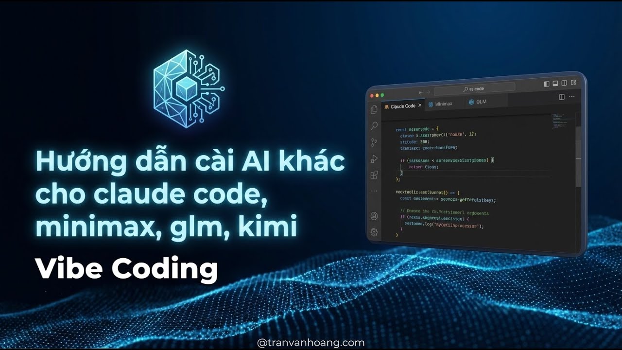 Hướng dẫn c&agrave;i AI kh&aacute;c cho claude code, minimax, glm, kimi