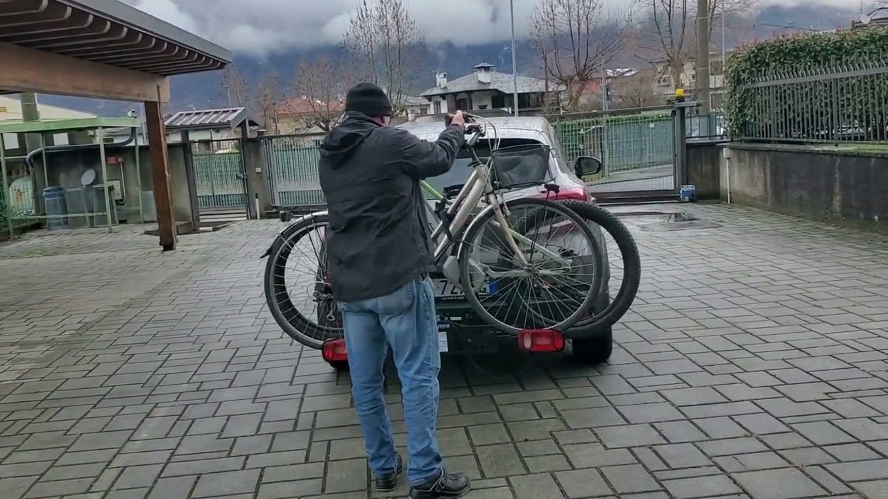EUFAB   CROW PLUS portabici gancio traino