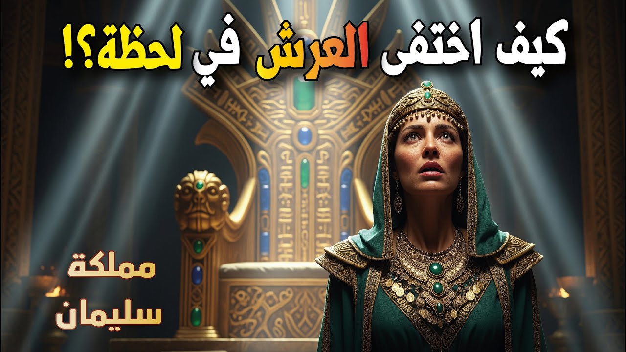 عرش بلقيس… كيف نقله سليمان في طرفة عين؟ القصة الكاملة بتفاصيل تهزّ القلب