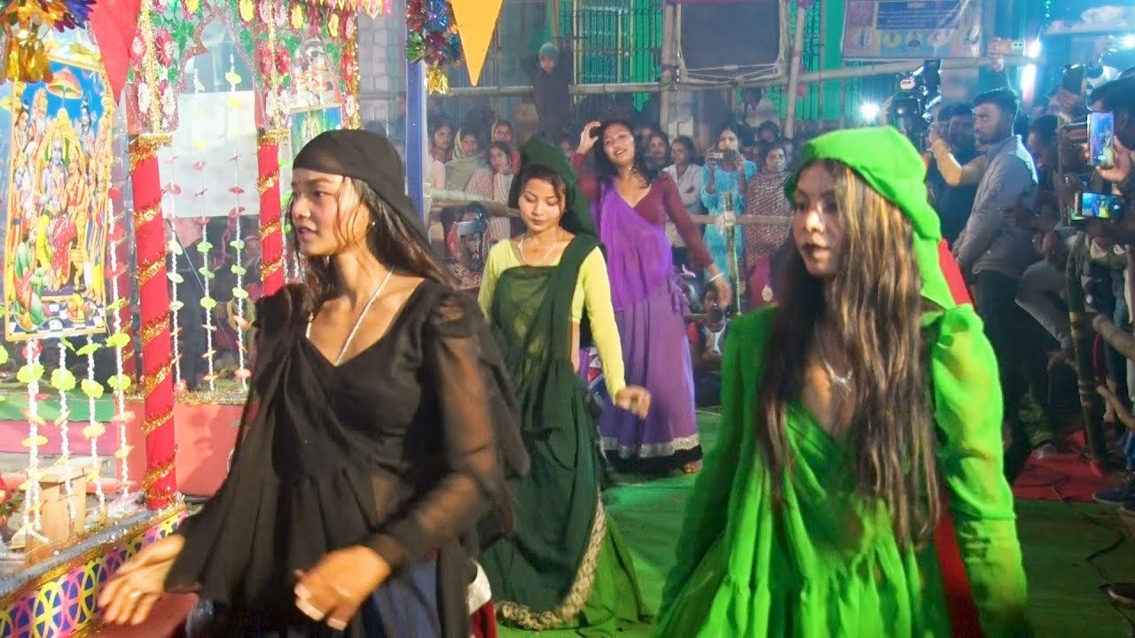 #Nepal Girl's Mandali #Ramdhuni हरे राम हरे कृष्ण || Hare ram hare Krishna New Video ram dhuni 💫