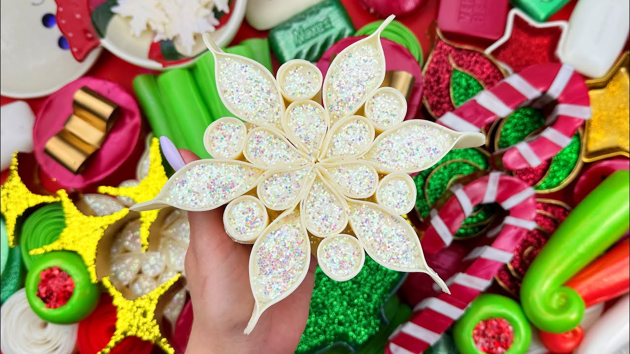 [ASMR]SOAP&GLITTER★Soap boxes with foam&glitter★Crushing soap ★4K★ 바삭바삭한 비누★