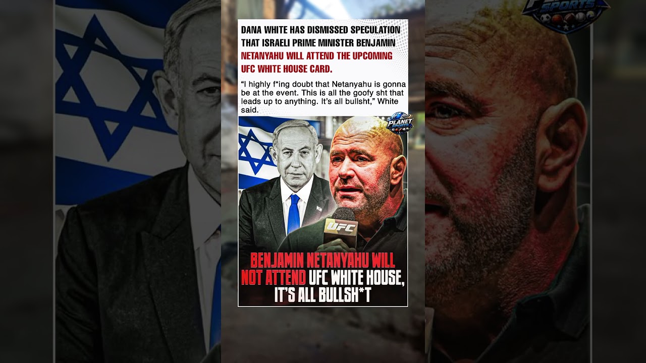 😳 Dana White Shuts Down Netanyahu Rumors #shorts