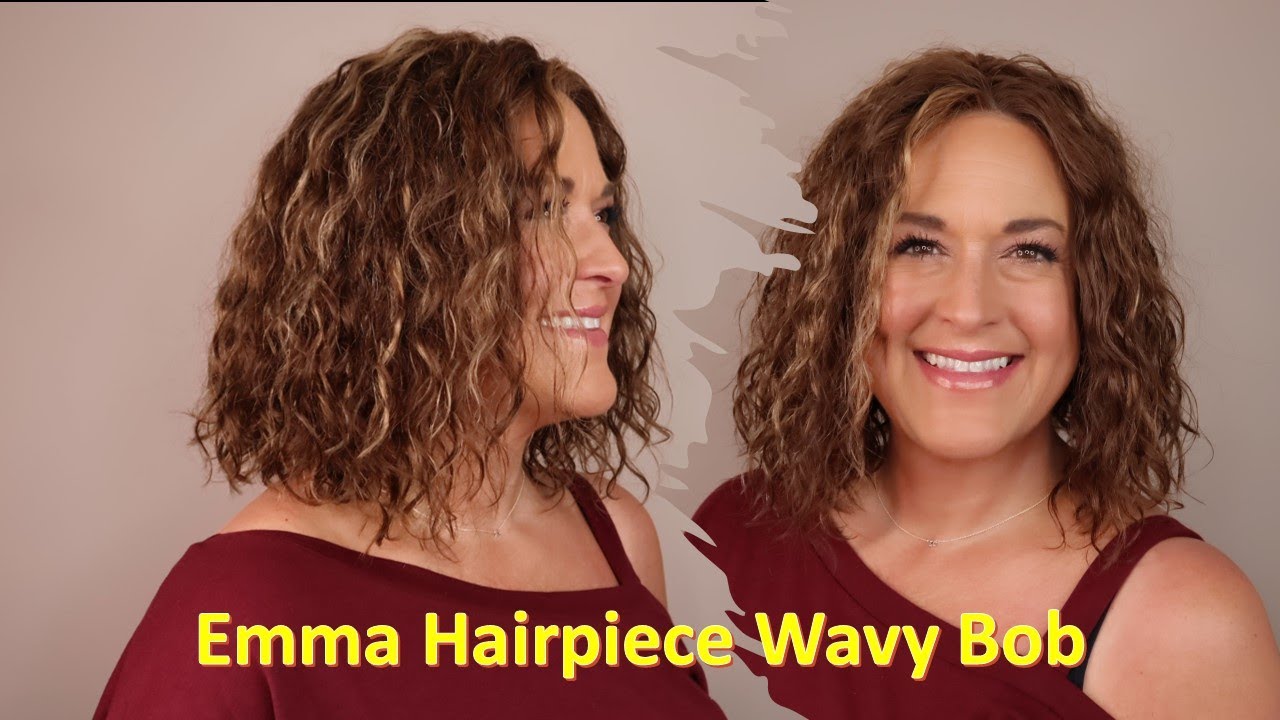 Emma Hairpiece Wavy Bob | BUDGET FRIENDLY human hair wig | This is unbelievable!