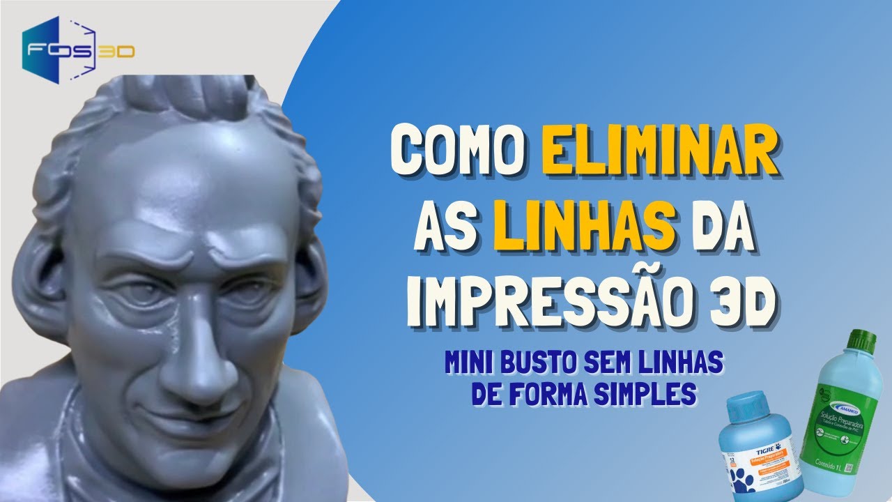 Como tirar as LINHAS da impressão 3D (sem primer)