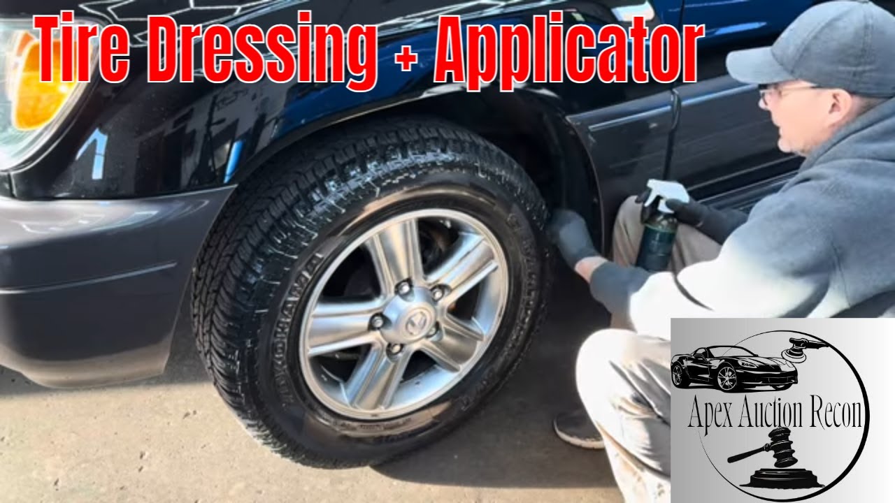 Final Touches For The Lexus! Armour Tire + And The Vonix Tire Dressing Brush Applicator!!