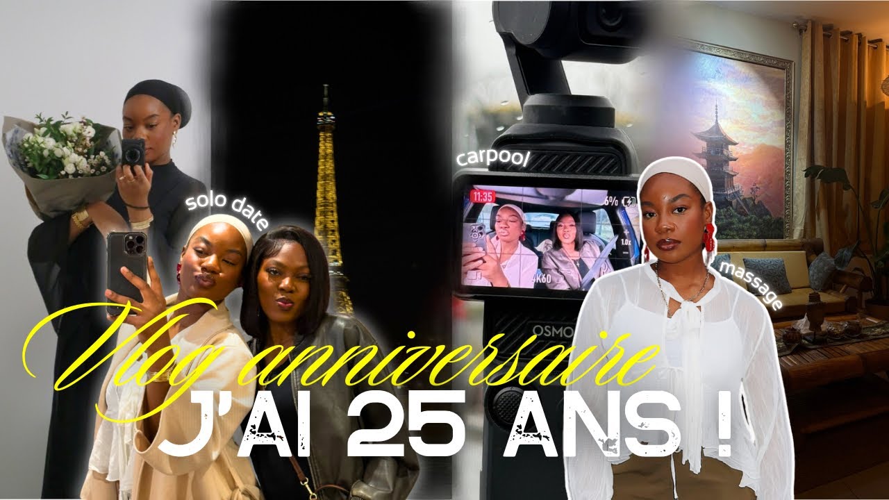 VLOG ANNIVERSAIRE : JE FÊTE SIMPLEMENT MES 25 ANS AVEC MA BESTIE (restau, spa, karaoké...)