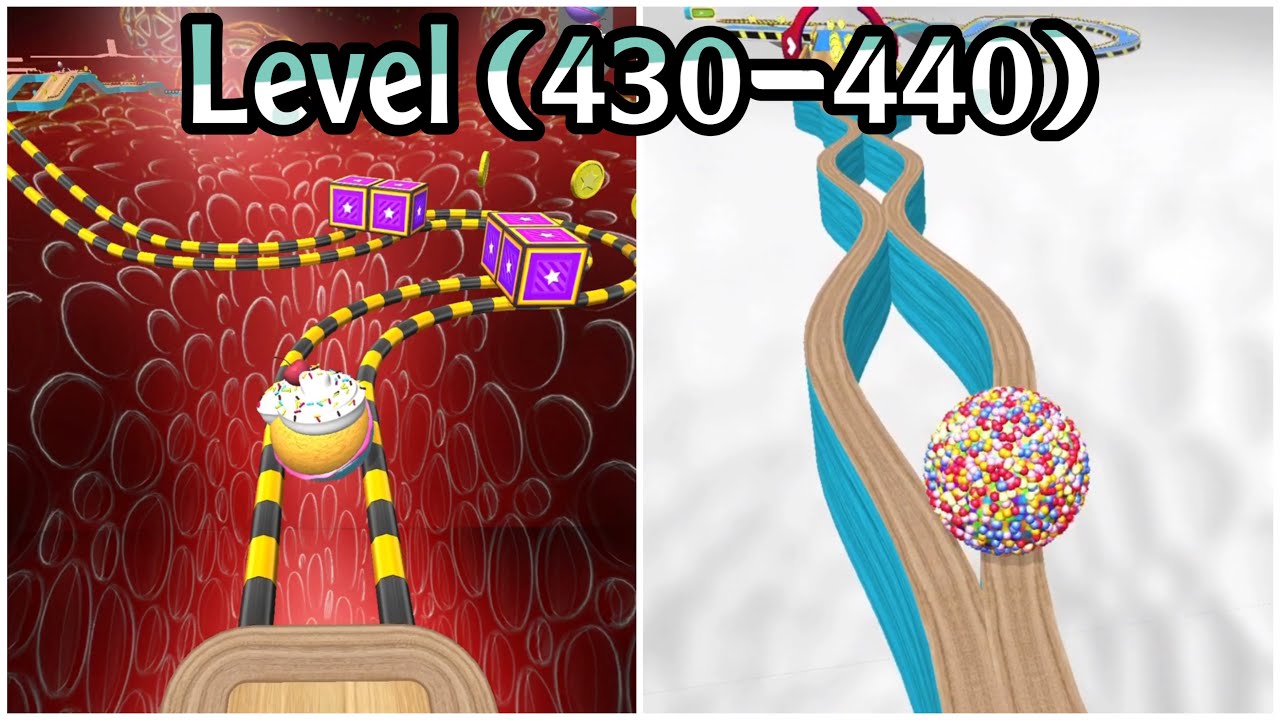 Going balls - level (430-440) all levels with epic levels - going balls cake ball vs gum ball