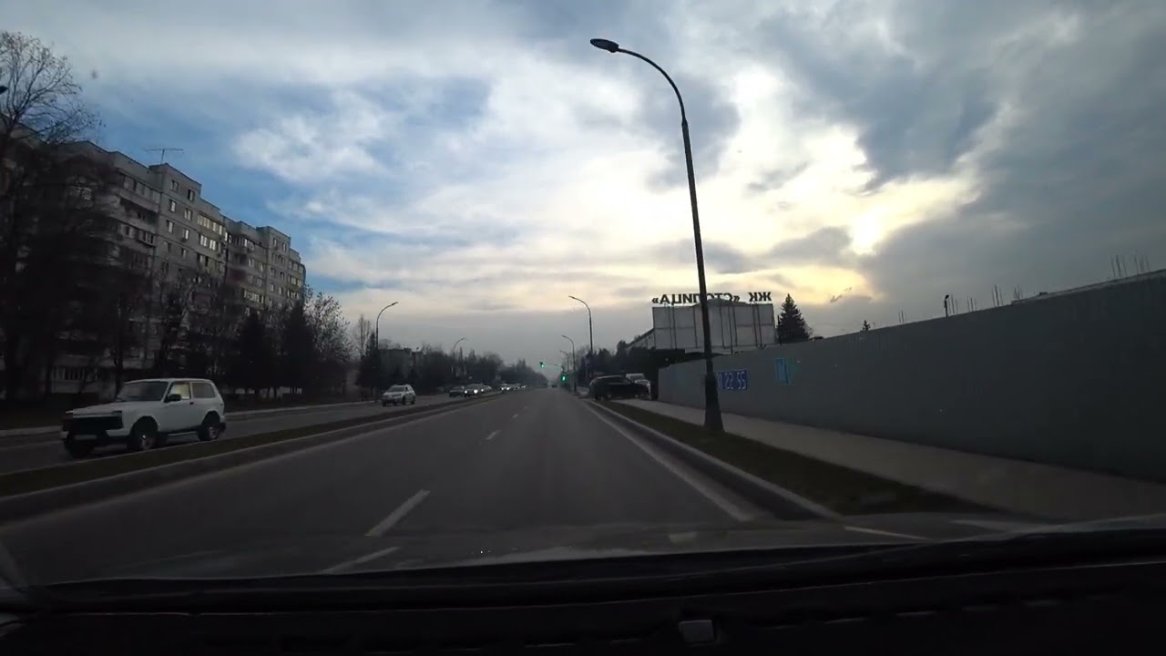 Весенние улицы Нальчика в реальном времени часть 2, Автопрогулка