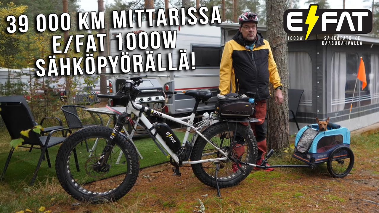 39 000 km mittarissa E/FAT 1000W Sähköfatbikellä! Jarin ja Papun kanssa metsäajelulla