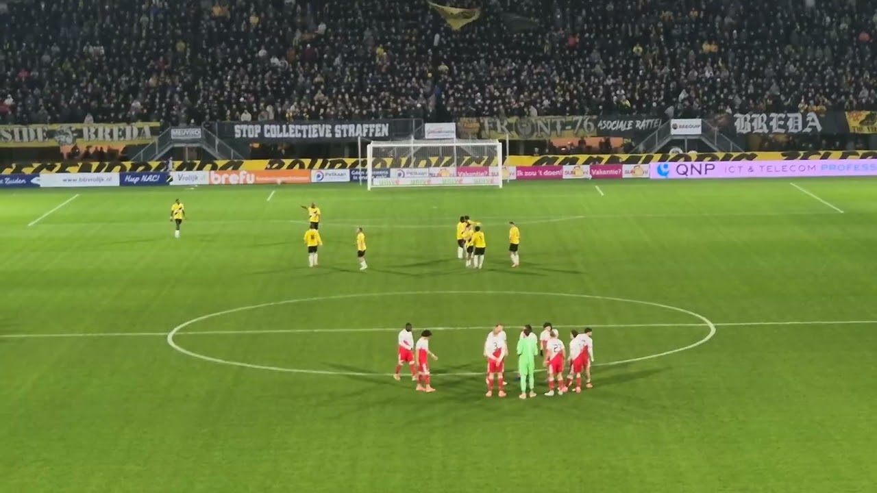Opkomst NAC Breda VS Fc Utrecht #nacbreda  #fcutrecht #eredivisie 