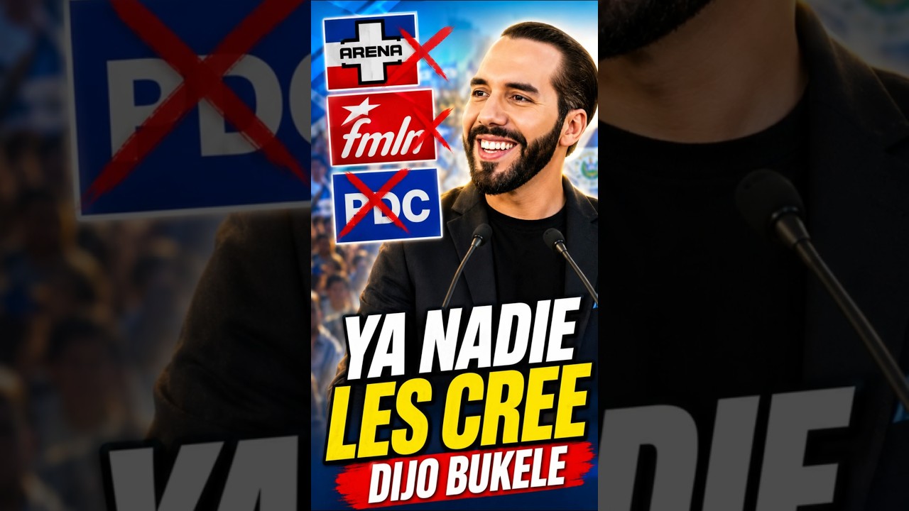 #politicalnews #ultimahora #nayibbukele #mensaje #Ya nadie cree en la oposicion