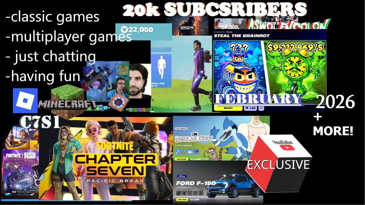 2/7/26 Early Morning Working On Next Videos, Channel, Chatting, Multiplayer Games, DBD, NFS15