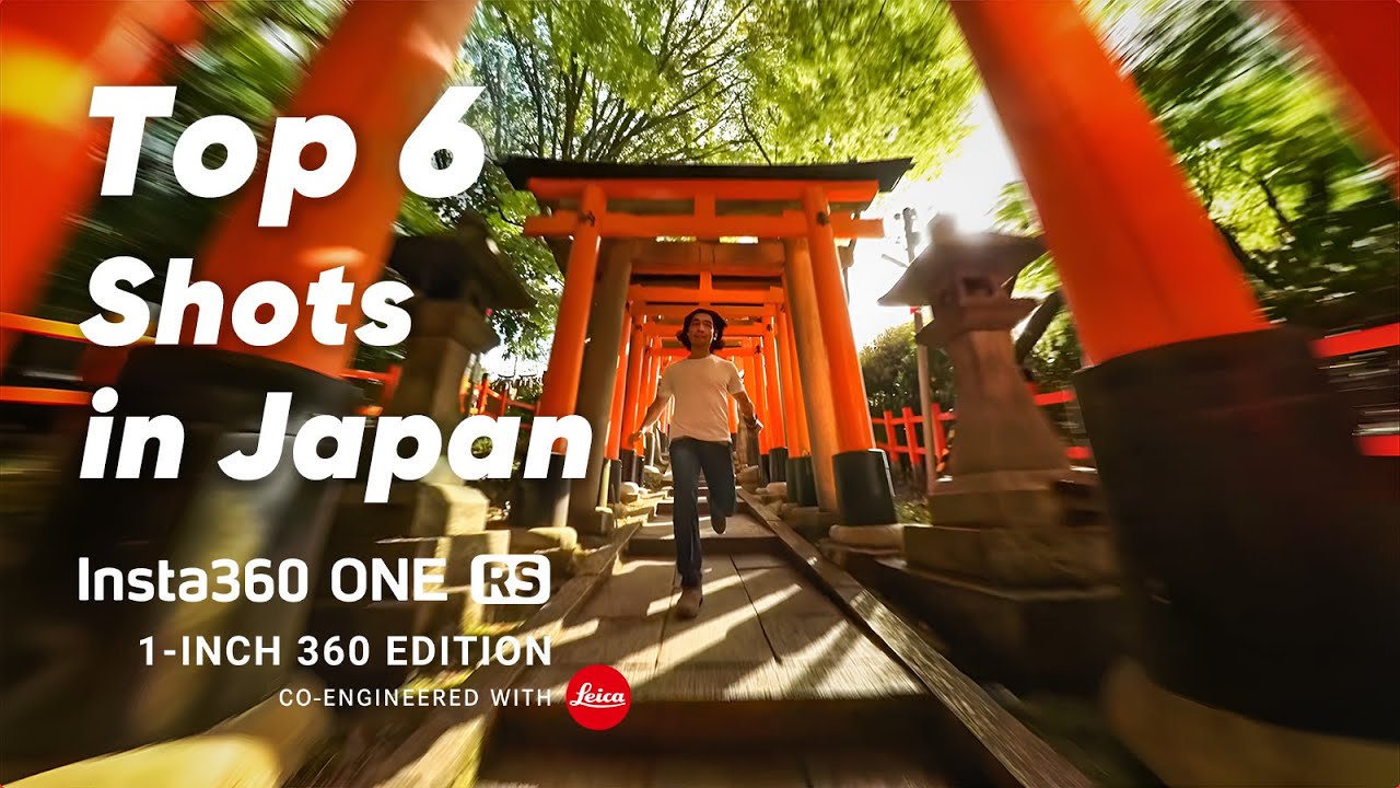 Insta360 RS 1-Inch 360 - Top 6 Travel Shots in Japan (ft. Brandon Li)