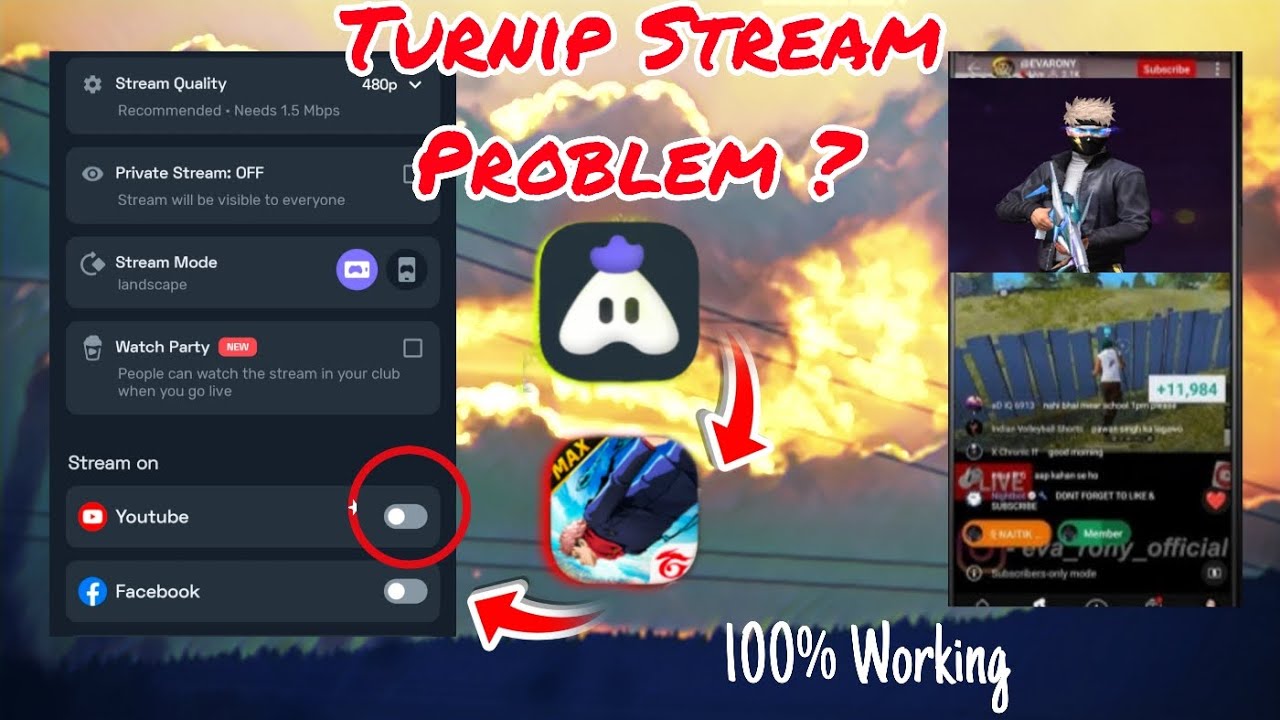 Turnip app Live stream problem Solve