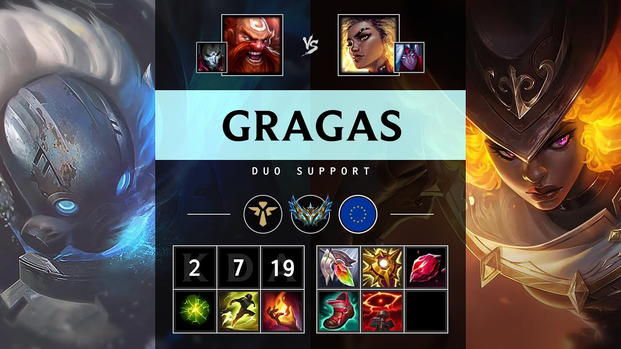 Gragas Support vs Rell - EUW Challenger Patch 25.17