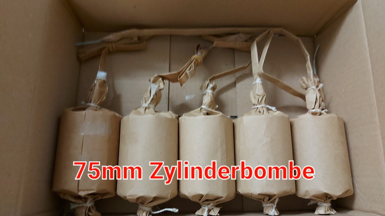 3 inch zylinderbombe Kugelbombe 75mm italien bks polenb&ouml;ller
