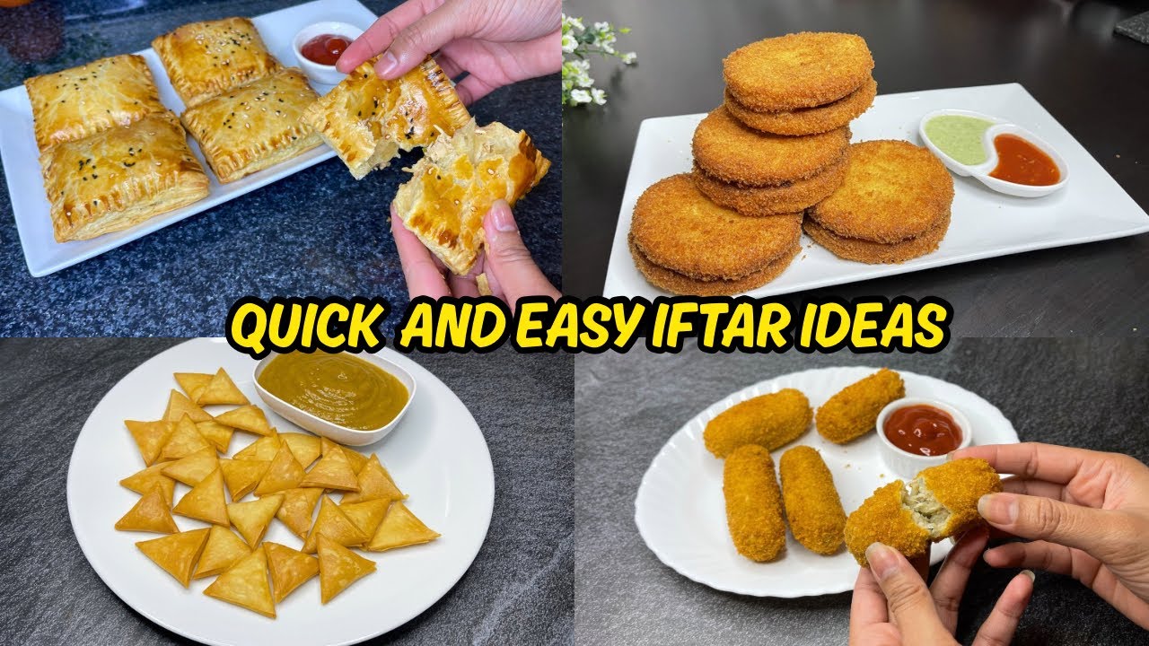 Ramzan Special Iftar Recipes | 4 Quick and Easy Iftar Ideas | Easy Iftar Recipes 🌙☪️