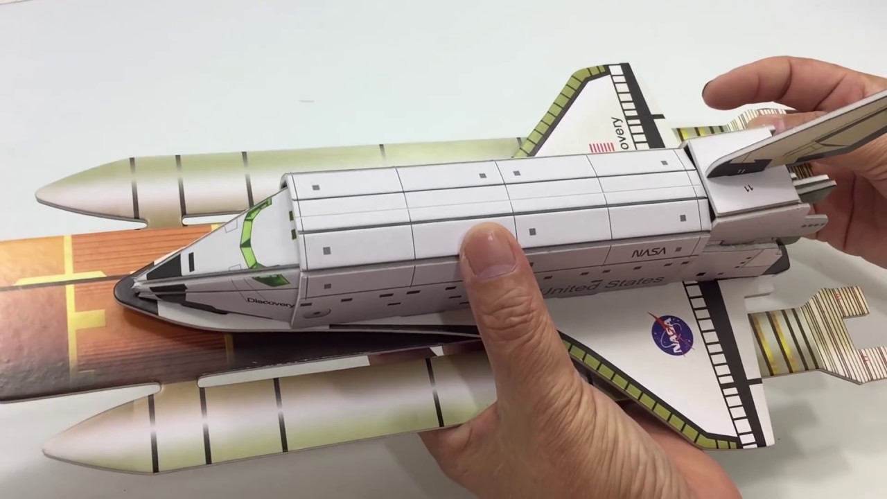 DIY Miniature Space Shuttle Discovery ~ Super Puzzle