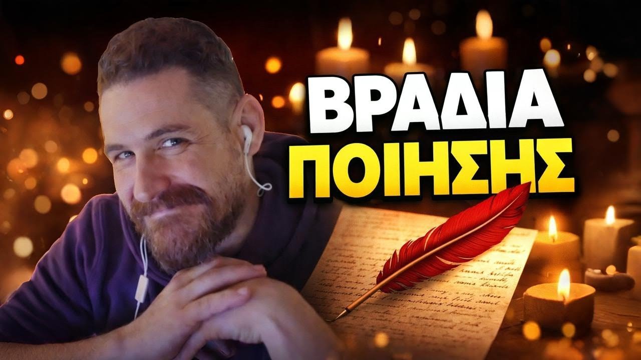 Βραδιά ποίησης LIVE 🔴