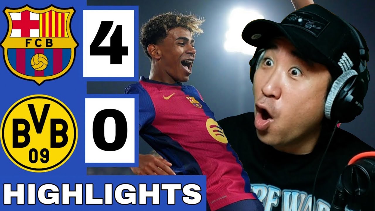 Coreano Loco reacciona al Barcelona 4-0 Borussia Dortmund 🔥🙌