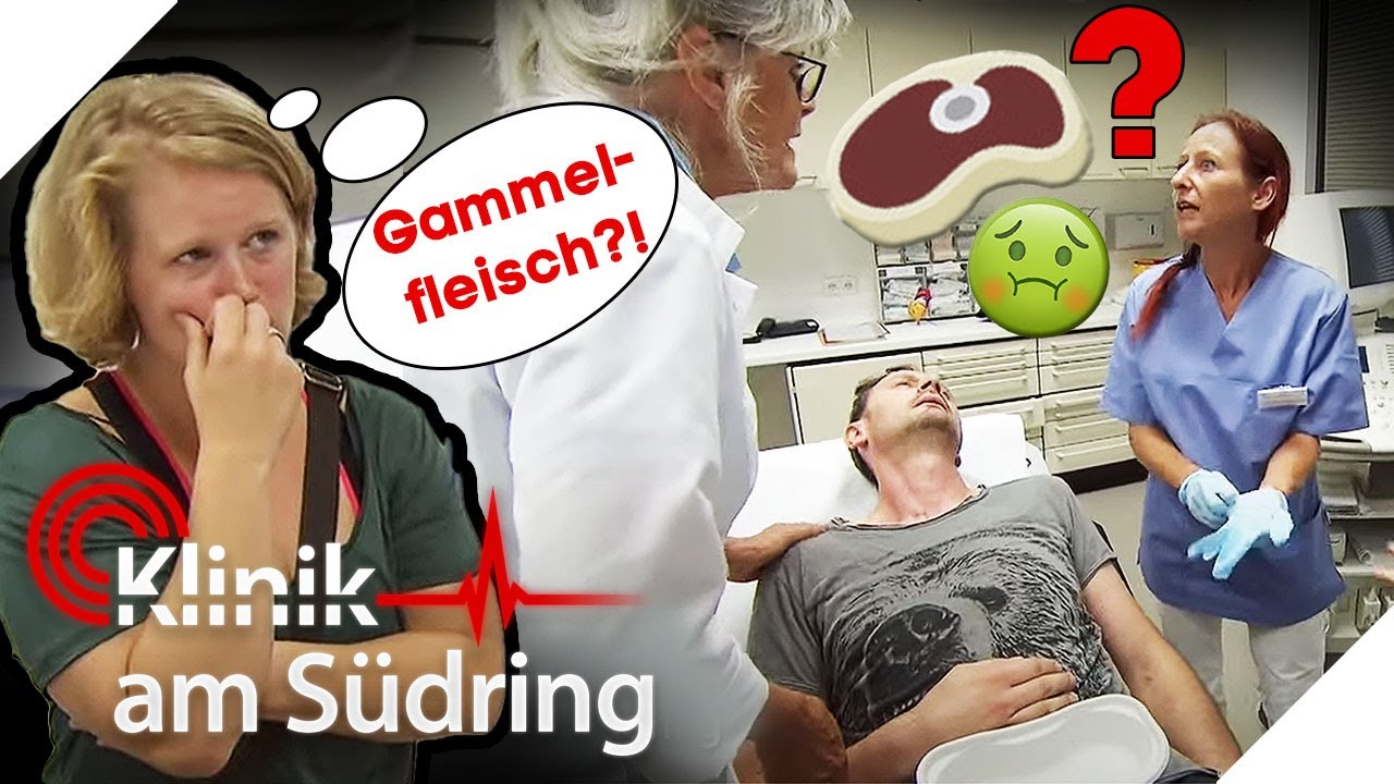 Wegen GAMMELFLEISCH? 🥩​ Mann hat seit Stunden heftiges ERBRECHEN 🤮 | Klinik am S&uuml;dring | SAT.1