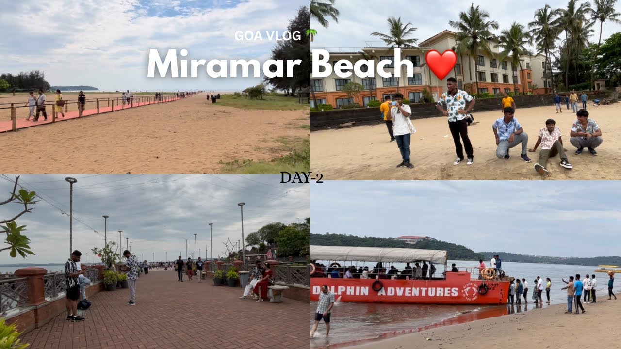 I Explore Miramar Beach - GOA  | With my friends 