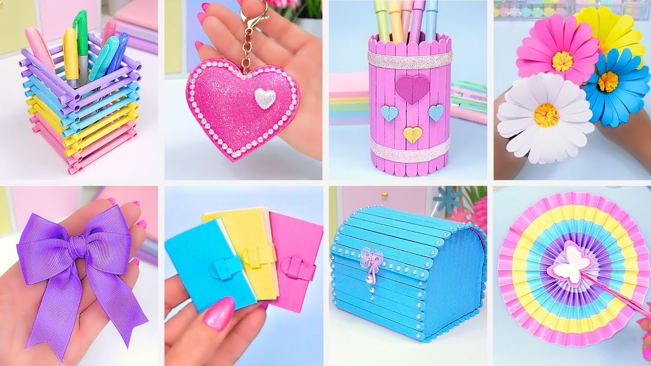 Manualidades con papel / Ideas de manualidades fáciles / Manualidades fáciles para hacer en casa