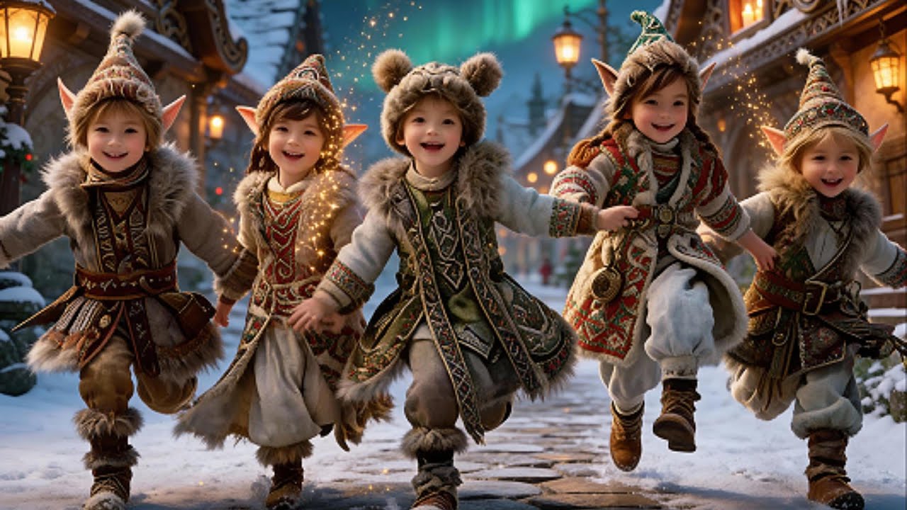 Magical Winter Elvish Christmas ❄️ | Glowing Lanterns & Family Moments