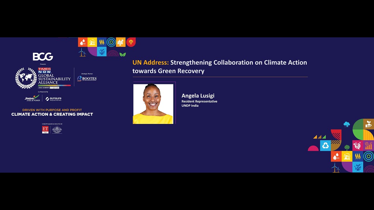 UN Address : Strengthening collaboration on climate action towards green recovery
