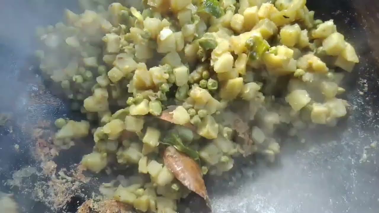 মটরশুটি আলু ভাজি Motor suti alu vagi #cooking #Youtube