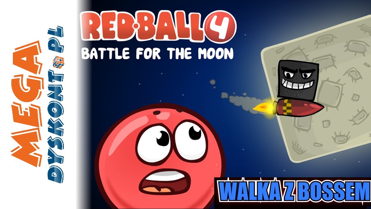 RED BALL 4 🔴  CZY POKONAM BOSSA BATTLE FOR THE MOON ?🏆❤️MegaDyskont❤️