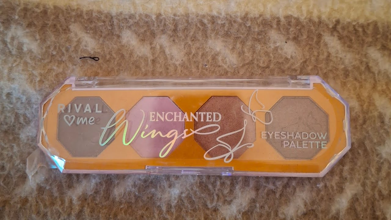 Ich teste die ENCHANTED WINGS Eyeshadow Palette von Rival loves me