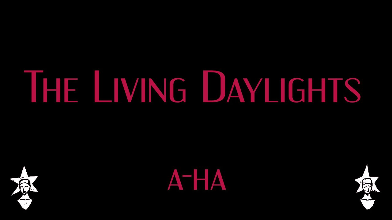 a ha - The Living Daylights - Karaoke