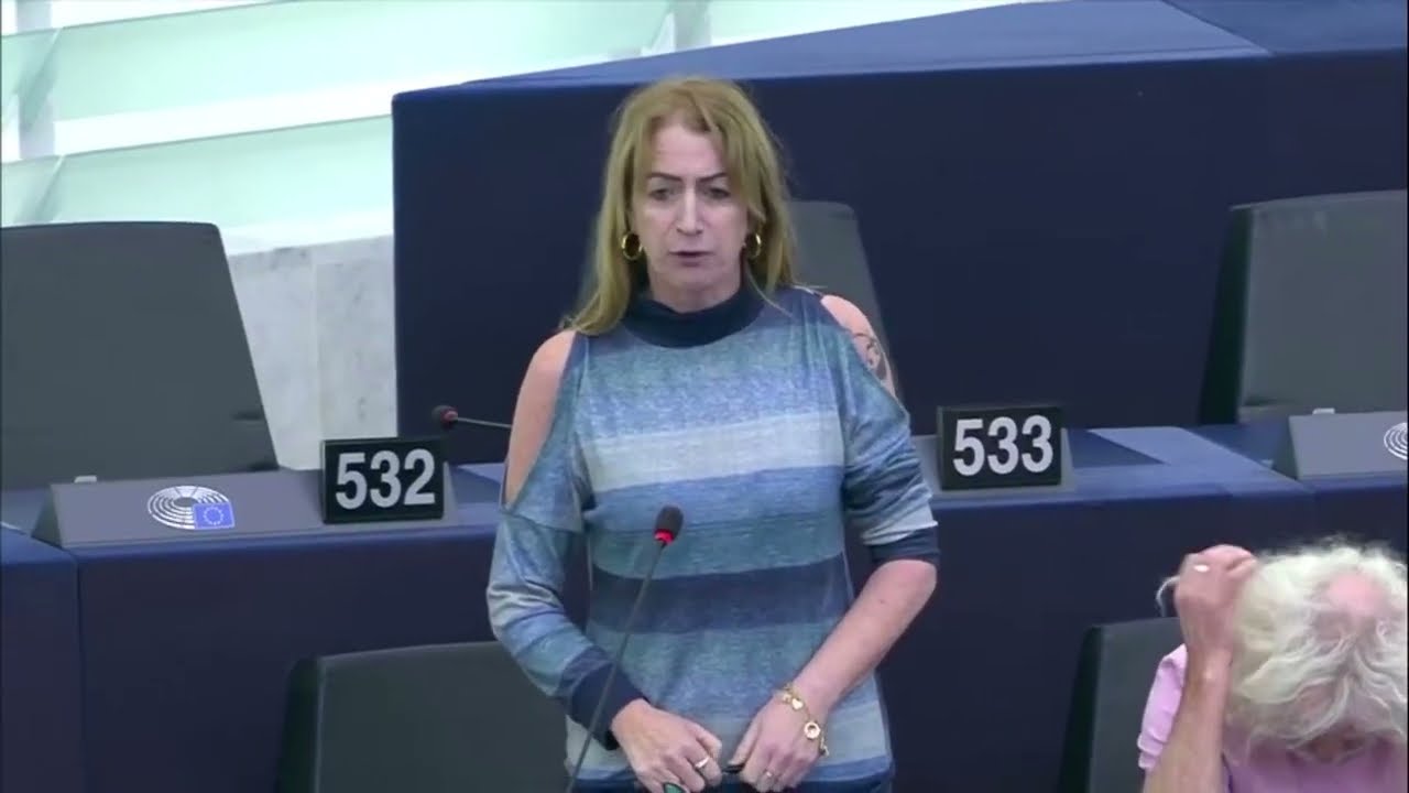 Clare Daly before Qatar scandal at EP debates human rights situation in Qatar FIFA world cup 2022!!!