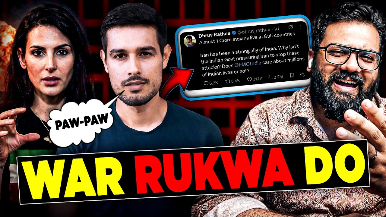 Dhruv Rathee Dubai Escape & Mandana Karimi Controversy | Media Hypocrisy Exposed