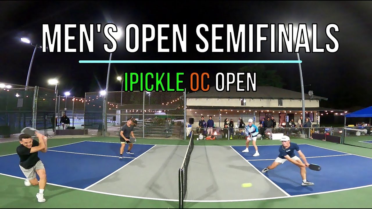 Insane Rallies $4K Pickleball Semifinal – Zack/Aidan vs Erik/Matt