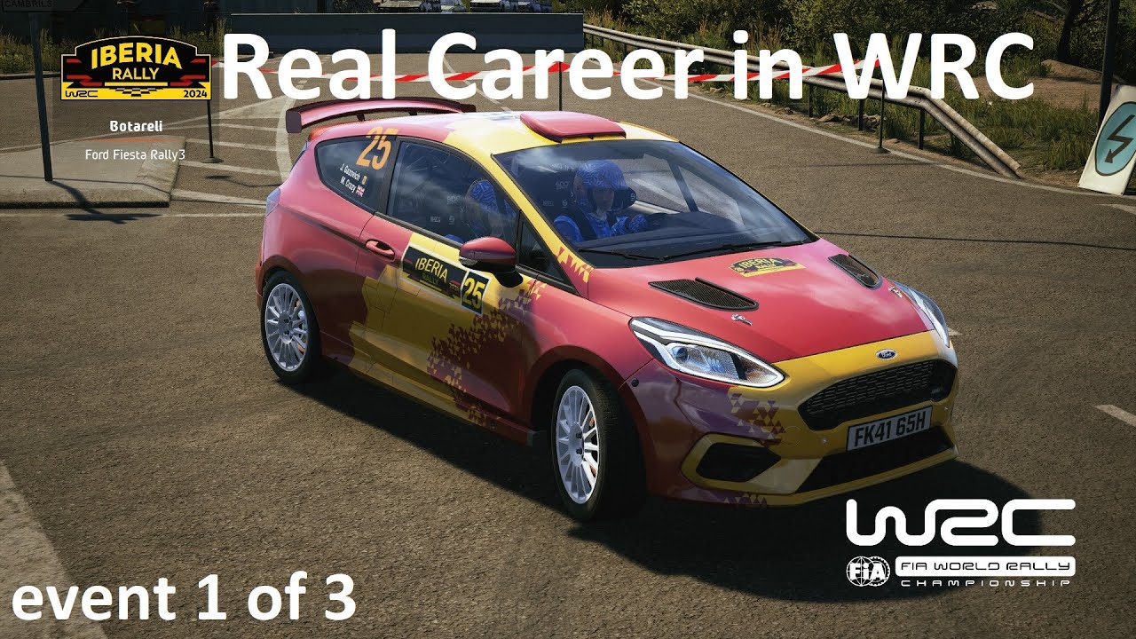 EA WRC | club Real Career in WRC | ралли Иберия | День 1